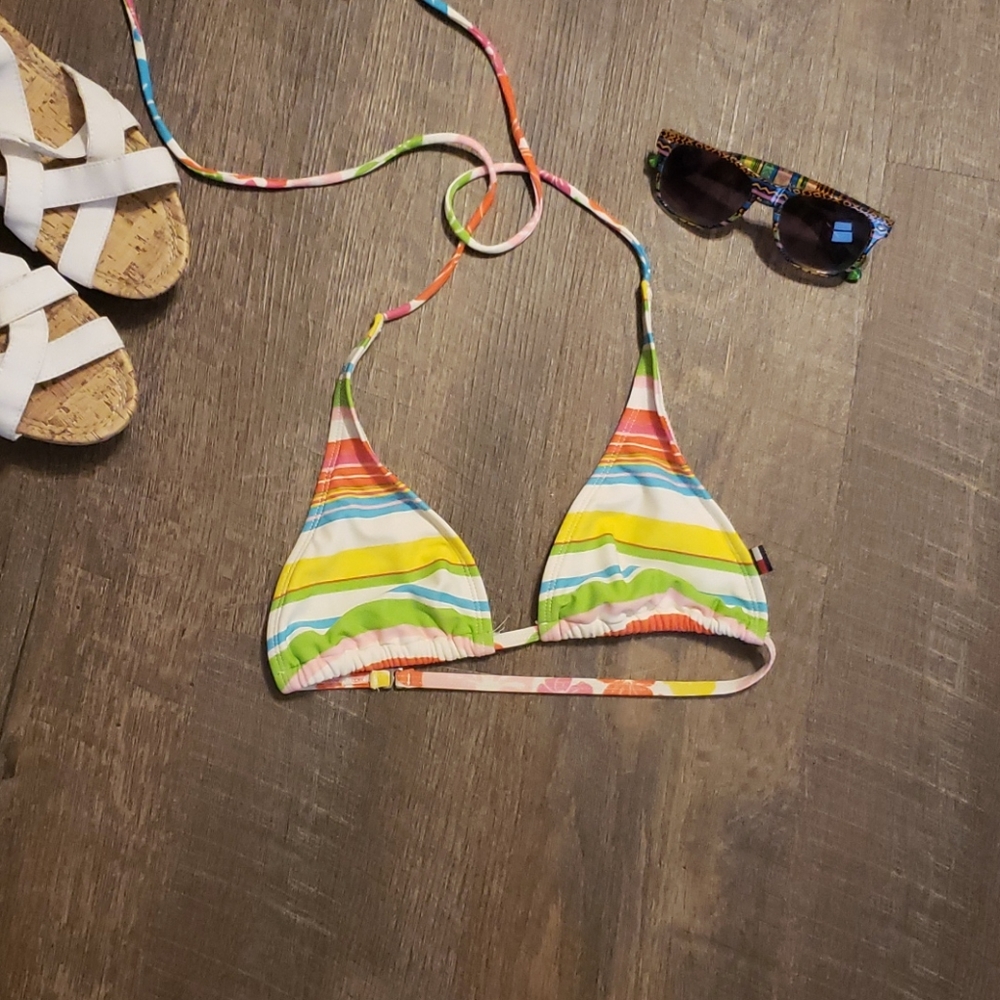 $3/$15 Tommy Hilfiger bright swim top. Bik…